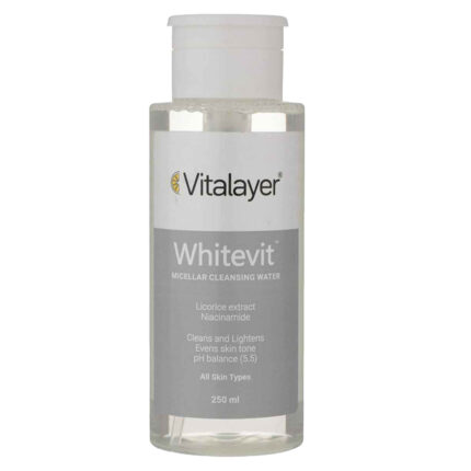 محلول پاک کننده  آرایش وایت ویت ویتالیر(مناسب پوست های کدر و مستعد لک)