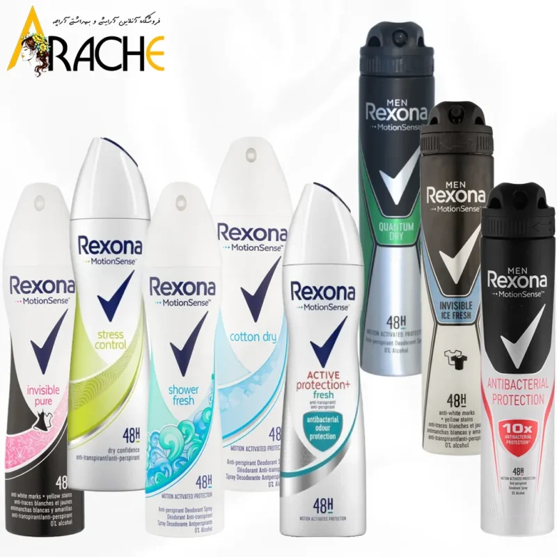 اسپری ضد تعریق رکسونا REXONA زنانه و مردانه اصل