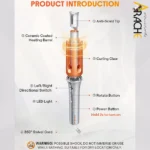 دستگاه فر مو شیگلم مدل SGH-OTIC-01-32 سایز 32 میلیمتر - 3