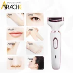 ماشین اصلاح بدن و صورت 4 کاره بانوان کیمی مدل KM-6713 - 1