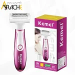 ماشین اصلاح بدن و صورت 4 کاره بانوان کیمی مدل KM-6714