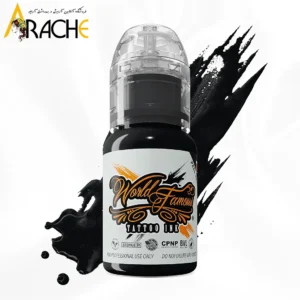 رنگ تاتو مشکی خط‌گیری Outlining Ink ورلد فیمس 15 میل