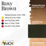 پیگمنت آرایش دائم قهوه‌ای تیره Roxy Brown پرما بلند 15 میل 1